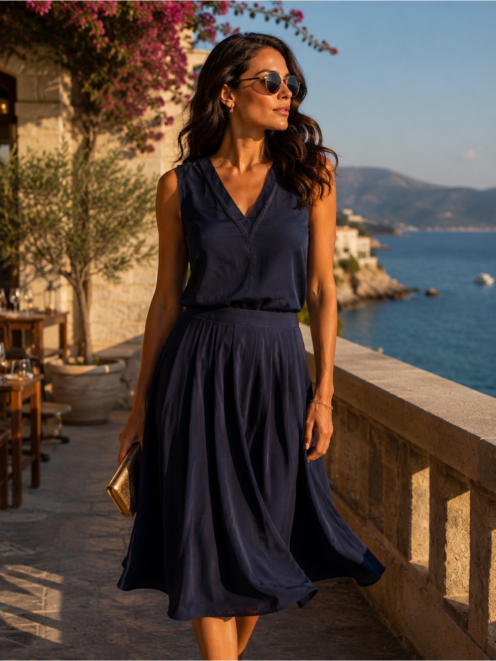 💙💙Banana Republic Blue Dress 💙💙- - Picture 4 of 16